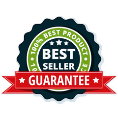 Best Seller label illustration