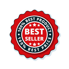 Best Seller label illustration