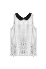 Lacy top isolated