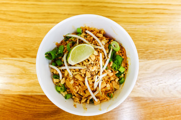 Tasty Vietnamese food Bo bun rice vermicelli