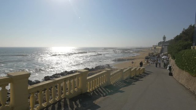 The promenade of Foz do Douro in Porto