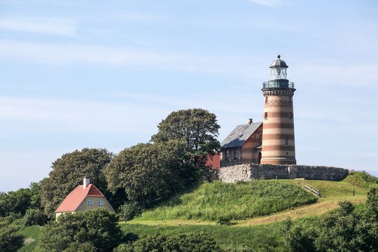 The lighthouse on Sprogo island, Denmark