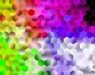hexagon abstract background
