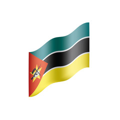 Mozambique flag, vector illustration