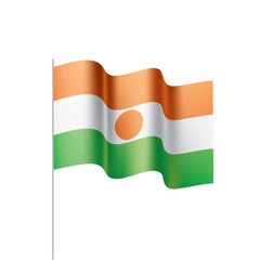 Niger flag, vector illustration