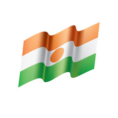 Niger flag, vector illustration