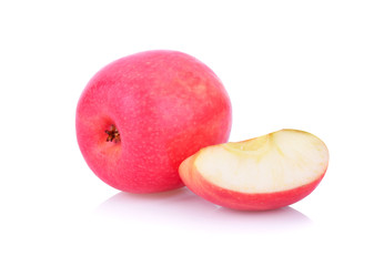 Apple on white background