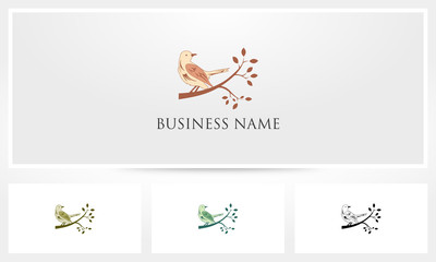 Bird On Branch Logo