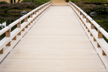 Obraz premium 木造の橋