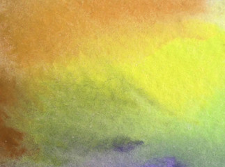 watercolor art abstract  background  bright  wash blurred textured  decoration  handmade beautiful colorful  stains dye sky clouds desert sunset rainbow creative 