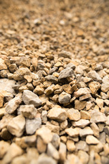Large rocks in the mountains as a background