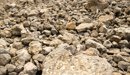 Fototapeta premium Large rocks in the mountains as a background
