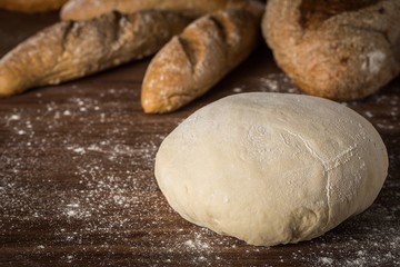Bread Dough on tablet