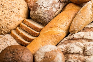 Assorted products breads