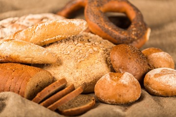 Assorted products breads