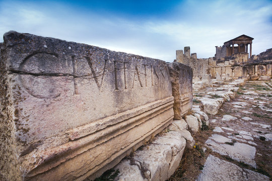 Dougga, Tunisia, Tunis - Ancient Roman city