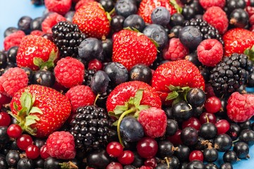 Mixed colorful Berries