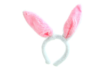 Pink hare ears