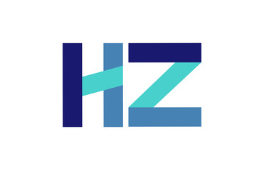 Obraz premium HZ Ribbon Letter Logo