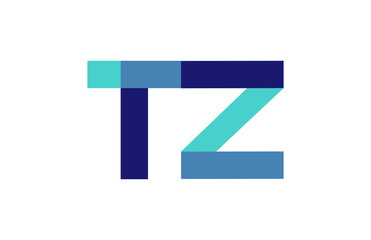 TZ Ribbon Letter Logo