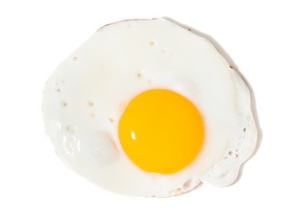 Fried yellow egg