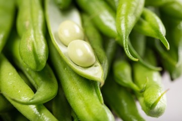 Green fresh beans