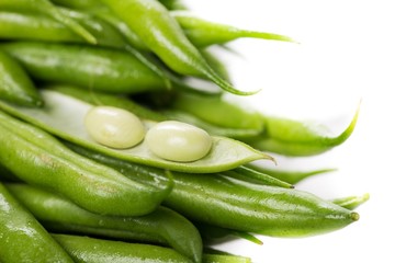 Green fresh beans