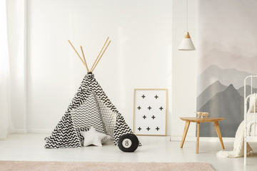 Scandi kid's bedroom interior © Photographee.eu