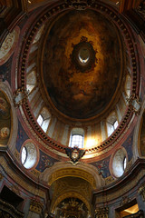 Cupola of baroque church of St Peter in Vienna