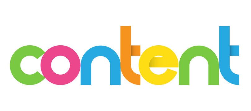 CONTENT Vector Letters Icon