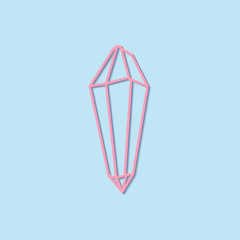 Pastel colors gemstone