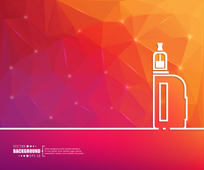 Abstract creative concept vector line draw background for web, mobile app, illustration template design, business infographic, page, brochure, banner, presentation, poster, cover, booklet, document.