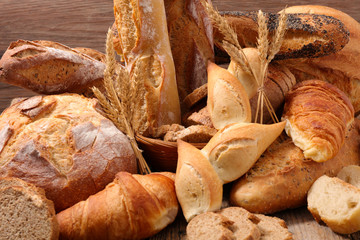 assorted bread and pastry