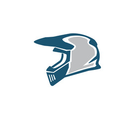 motocross helmet auto speed rider vector logo design