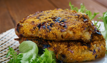 Potato Red Cabbage Tikki