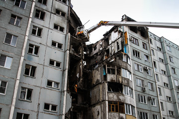 Взрыв дома на улице Космонавтов г.Волгограда