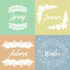 season, seasonal, natural, nature, spring, winter, weather, summer, sunny, autumn, bloom, color, composite, four