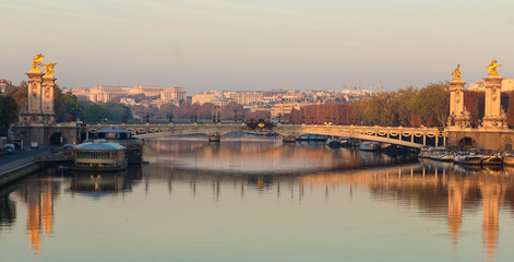 Fototapeta premium The Bridge of Alexandre III bridge, Paris. France.