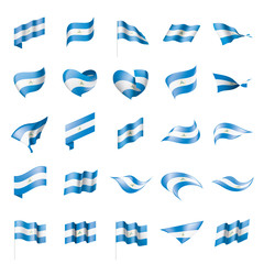 Nicaragua flag, vector illustration