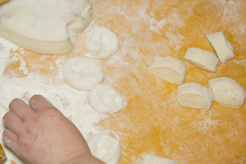 preparation of the dough