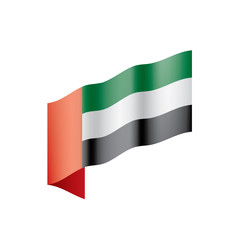 United Arab Emirates flag, vector illustration