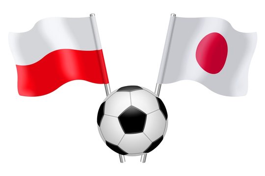 Football. Poland, Japan