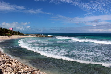 A small bay on the island/ Isla Mujeres, Quintana Roo, Riviera Maya, Mexico
