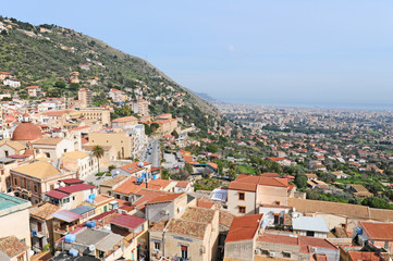 Panorama di Palermo dal Duomo di Monreale - Sicilia