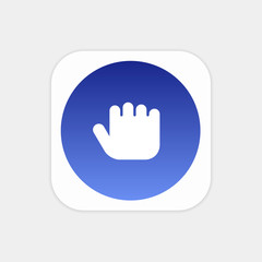 Modern Push Button Monogram