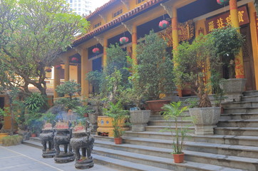 Quan Su Temple in Hanoi Vietnam. Quan Su Temple was built in the 15th century under the Le Dynasty