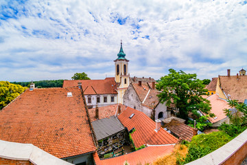 Fototapeta premium Top view of Szentendre.