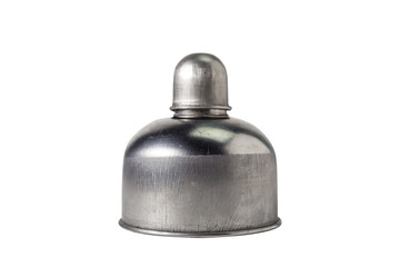 Alcohol lamp on white background