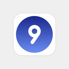 Modern Push Button Monogram