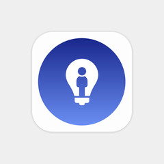 Modern Push Button Monogram